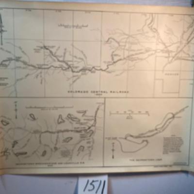 Colorado Central Railroad 1895