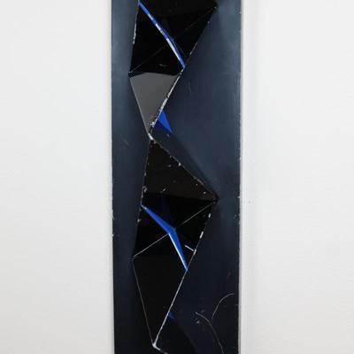 Painted Steel Wall Sculpture