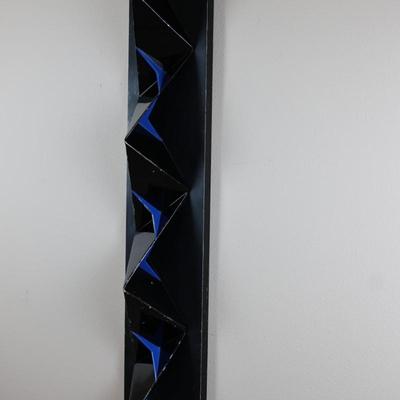 Painted Steel Wall Sculpture