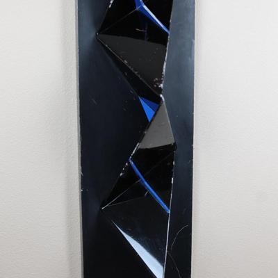 Painted Steel Wall Sculpture