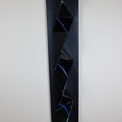 Painted Steel Wall Sculpture