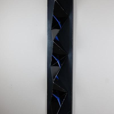 Painted Steel Wall Sculpture