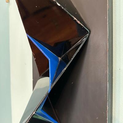 Painted Steel Wall Sculpture