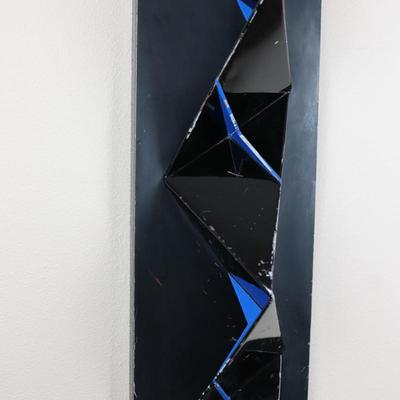 Painted Steel Wall Sculpture