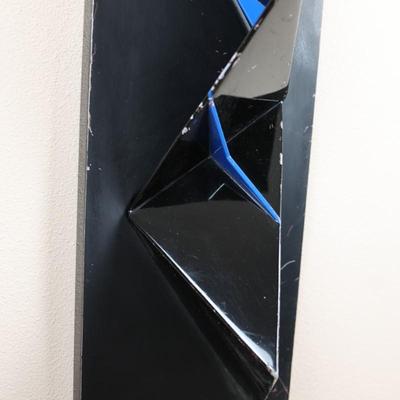 Painted Steel Wall Sculpture