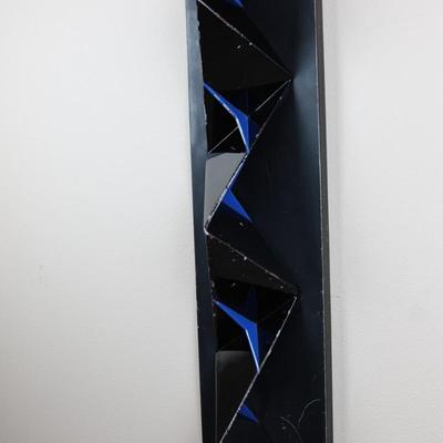 Painted Steel Wall Sculpture