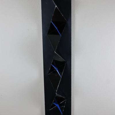 Painted Steel Wall Sculpture