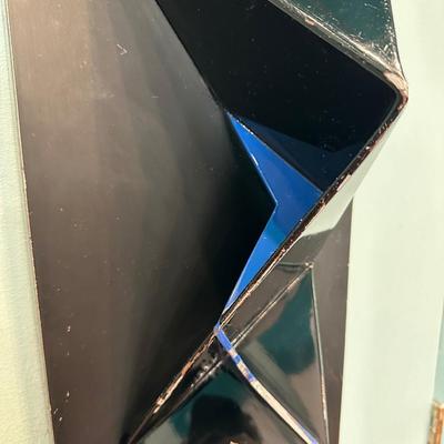 Painted Steel Wall Sculpture