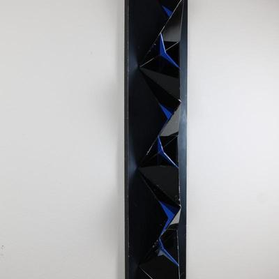 Painted Steel Wall Sculpture