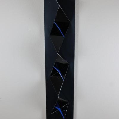 Painted Steel Wall Sculpture