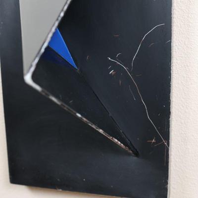 Painted Steel Wall Sculpture