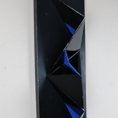 Painted Steel Wall Sculpture
