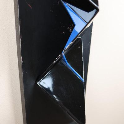 Painted Steel Wall Sculpture