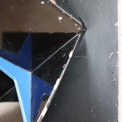 Painted Steel Wall Sculpture