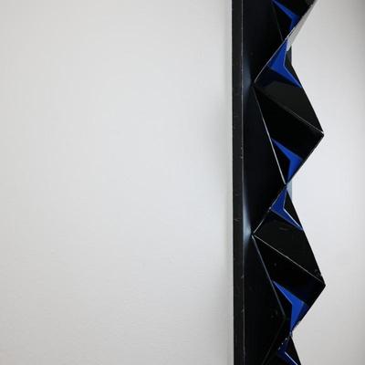 Painted Steel Wall Sculpture