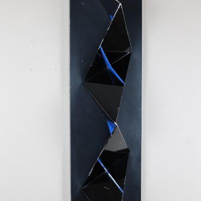 Painted Steel Wall Sculpture