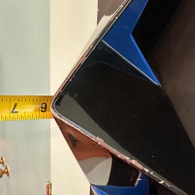 Painted Steel Wall Sculpture