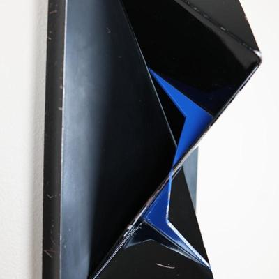 Painted Steel Wall Sculpture