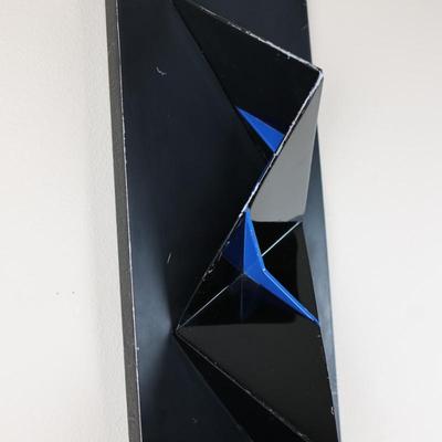 Painted Steel Wall Sculpture