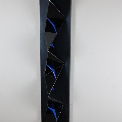 Painted Steel Wall Sculpture