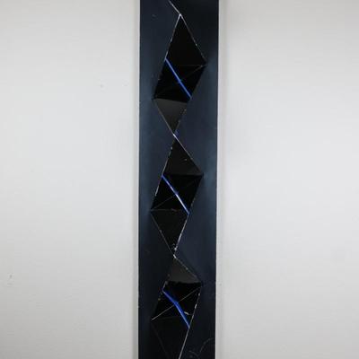Painted Steel Wall Sculpture