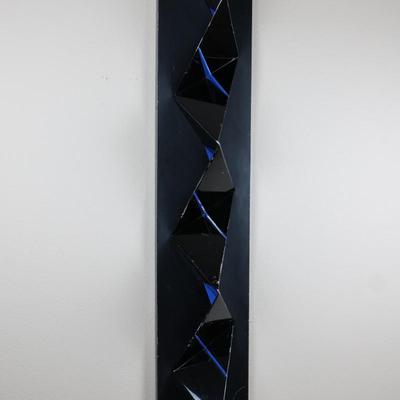 Painted Steel Wall Sculpture