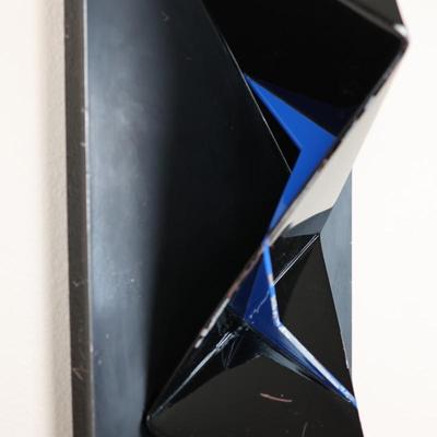Painted Steel Wall Sculpture