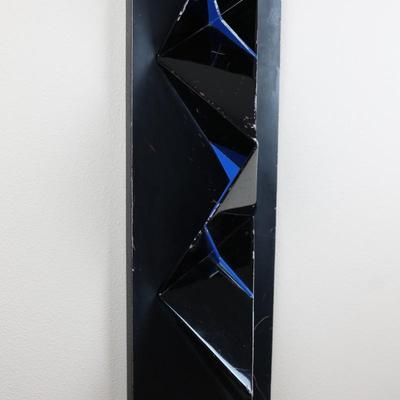 Painted Steel Wall Sculpture