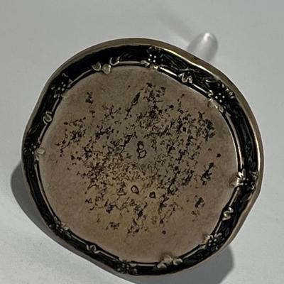 Antique Iridescent Signed Steuben/Hawkes Verre De Soie Perfume Atomizer 5-1/2" Tall w/Silver Stopper as Pictured. (No Damage but May...