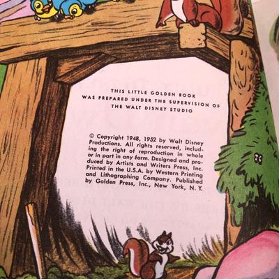 LOT 265B: Vintage Disney Children's Books