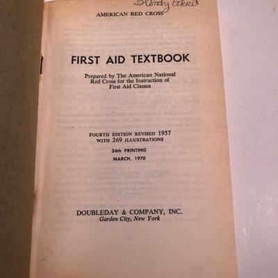 LOT 275B: Vintage Girl Scout Cadette Handbook, 1970s Red Cross First Aid Manual, Harriet the Spy & Camp Mont Shenandoah Ephemera