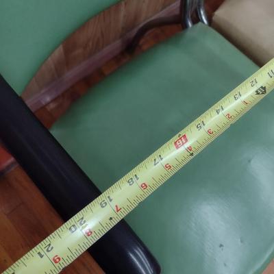 Vintage Connected Metal Frame Lobby Chairs- Bank of Seven