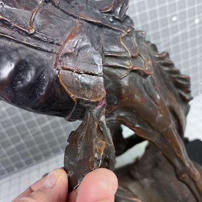 "WICKED PONY" by Fredrick Remington Bronze Sculpture 21" tall