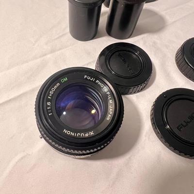 Fujica AX-3 Film Camera and Accessories (PB-DZ)