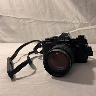 Fujica AX-3 Film Camera and Accessories (PB-DZ)