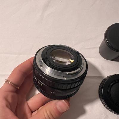 Fujica AX-3 Film Camera and Accessories (PB-DZ)