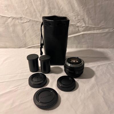 Fujica AX-3 Film Camera and Accessories (PB-DZ)