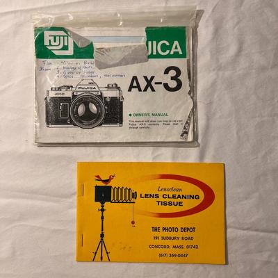 Fujica AX-3 Film Camera and Accessories (PB-DZ)