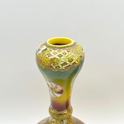 Pair (2) Ceramic Embellished Vases