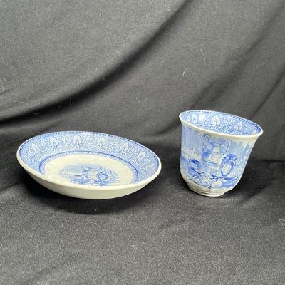 Transferware Cup & Saucer