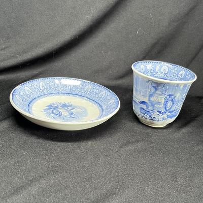 Transferware Cup & Saucer