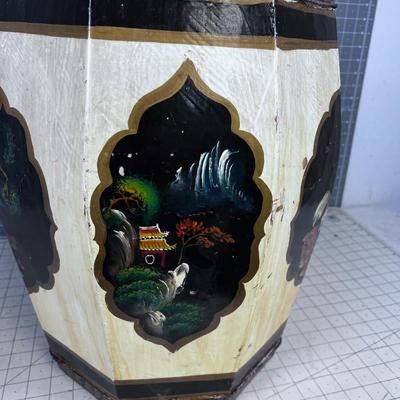 Hand Painted ANTIQUE Asian Box COOL!!!! 