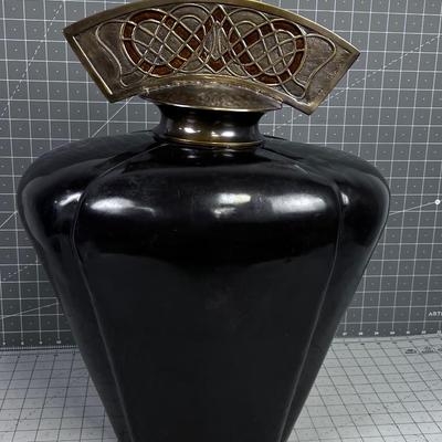 Decorative Bronze Vase with Awesome Topper 