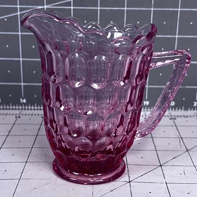 Pink Depression Glass Creamer