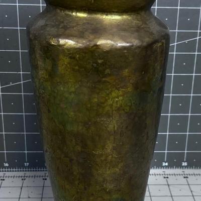 Hand Crafted Hammered Vase BRASS 
