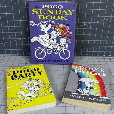 POGO by Walt Kelly  Books (3) 