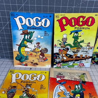 (9) Walt Kelly POGO Possum Comics Collectible 