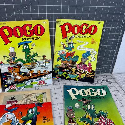 (9) Walt Kelly POGO Possum Comics Collectible 