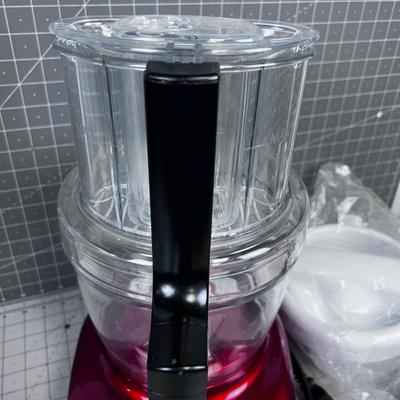 RED - Kitchen Aid Architect Food Processor Plus Extras 