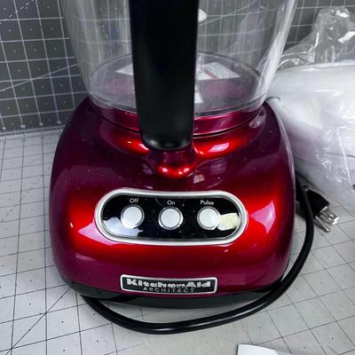 RED - Kitchen Aid Architect Food Processor Plus Extras 